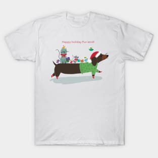 Dachshund xmas T-Shirt